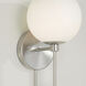 Ansley 1 Light 6.5 inch Brushed Nickel Sconce Wall Light