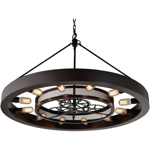 Chronology 12 Light 39 inch Oil Rubbed Bronze Chandelier Ceiling Light