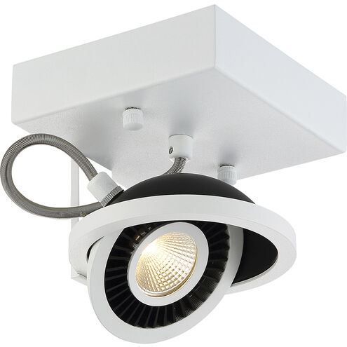 Vision 1 Light 120V White/Black Track Ceiling Light