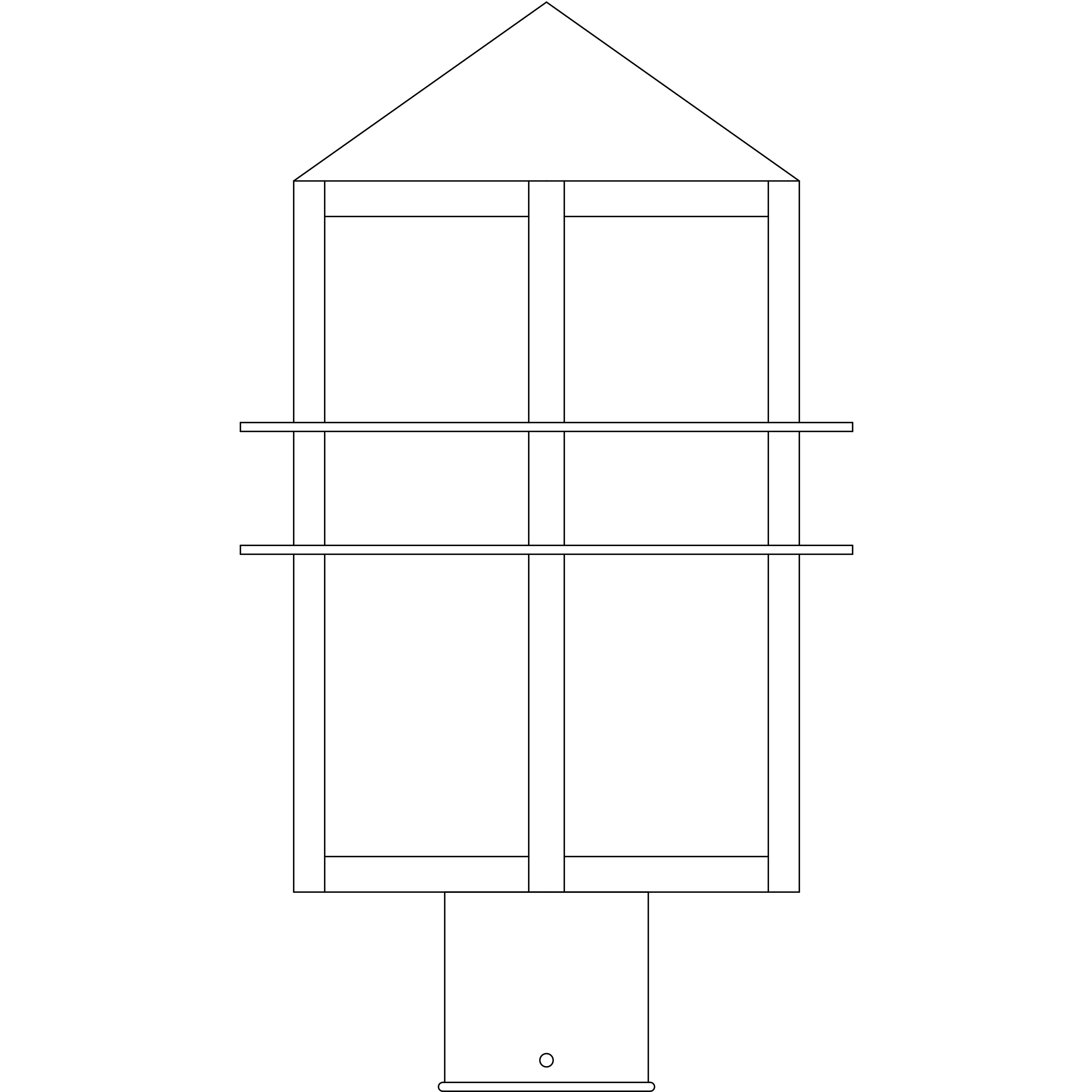Bexley 1 Light 12.5 inch Antique Brass Post Mount in White Opalescent
