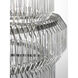 Waterford Killarney LED 32 inch Polished Nickel Layered Drum Chandelier Ceiling Light