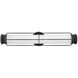 Saylor LED 24 inch Black Bath Light Wall Light, Vertical