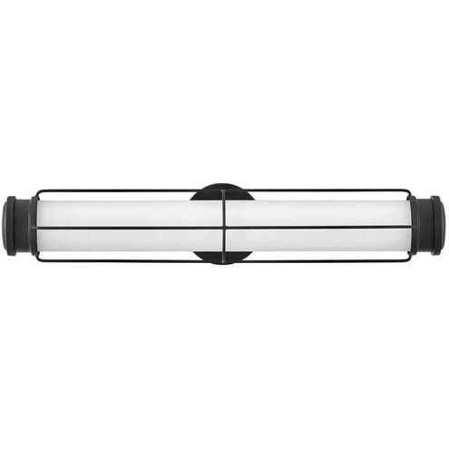 Saylor LED 24 inch Black Bath Light Wall Light, Vertical