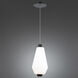 Amelia LED 7 inch Black Mini-Pendant Ceiling Light, dweLED