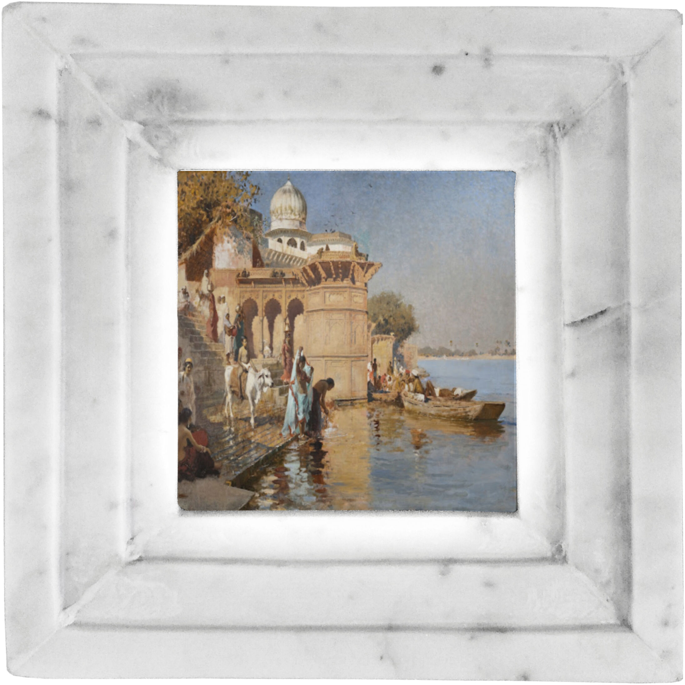 A&B Home 82966-DS-SA Leon 6.9 X 6.9 inch Photo Frame