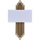 Canada 2 Light 5 inch Gold Wall Sconce Wall Light