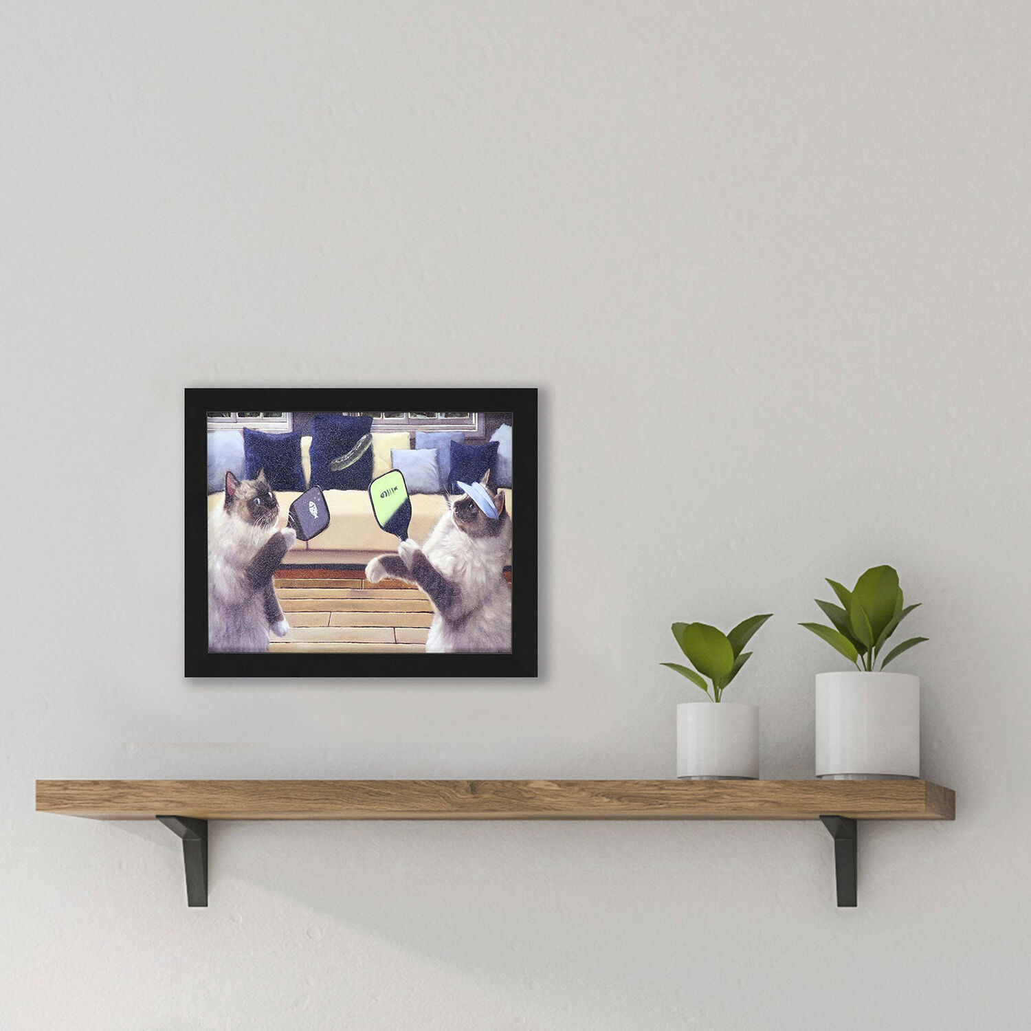 Animals 11 X 9 inch Non-Glass Framed Art, Propac