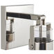Foxwich 1 Light 7.3 inch Polished Nickel Wall Sconce Wall Light, Luz Studio