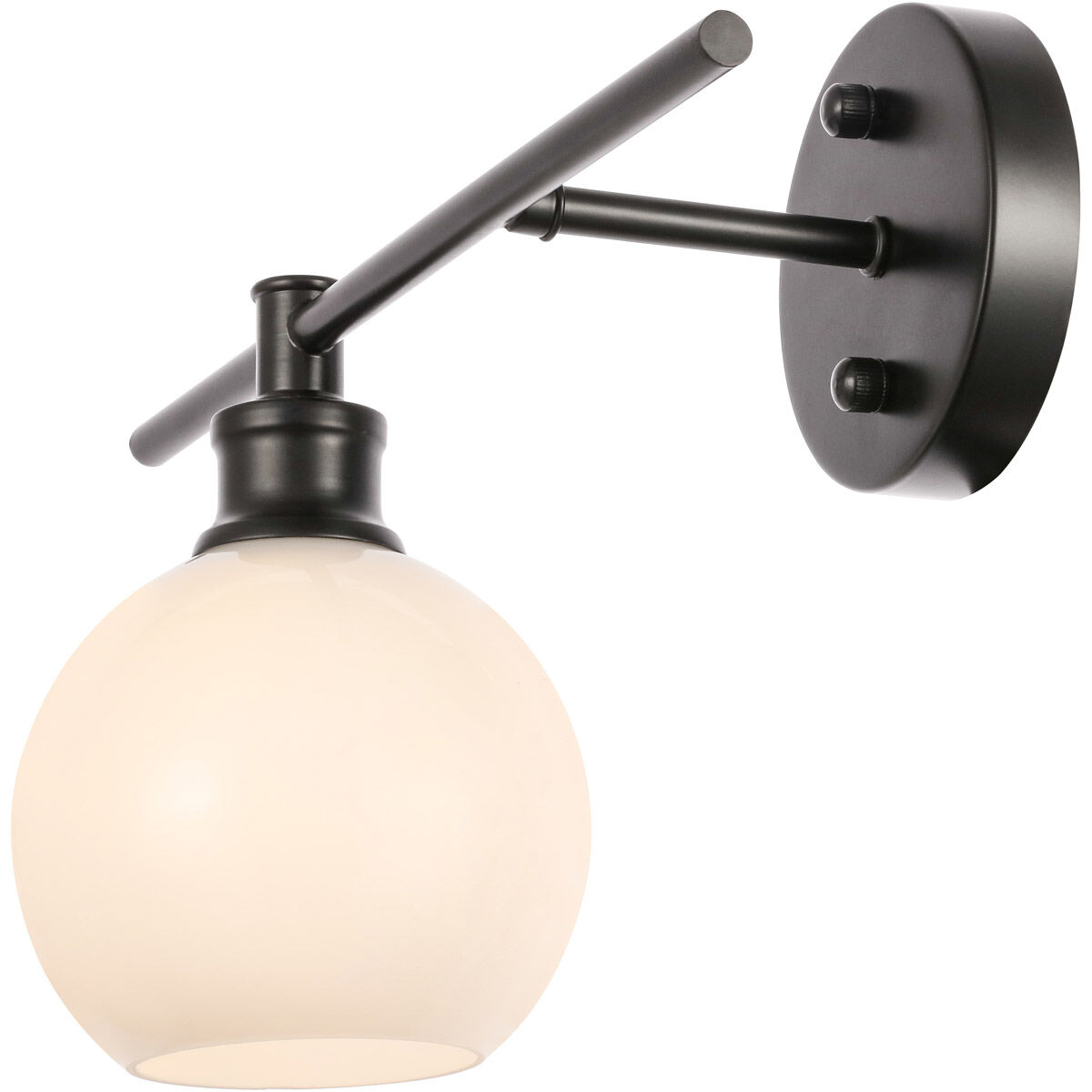 Collier 1 Light 14.7 inch Black Wall sconce Wall Light, Left