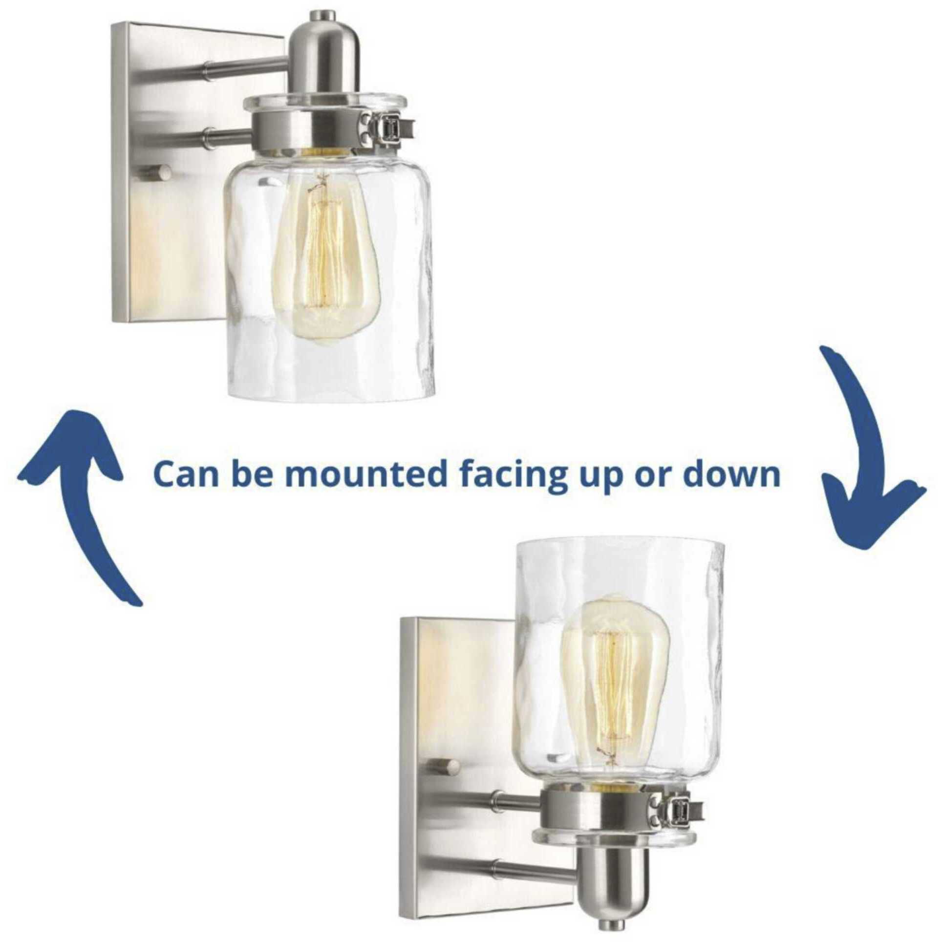 Calhoun 1 Light 5 inch Brushed Nickel Bath Vanity Wall Light