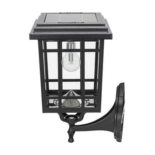 Grand Prairie 15.75 inch Black Solar Light