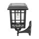 Grand Prairie 15.75 inch Black Solar Light