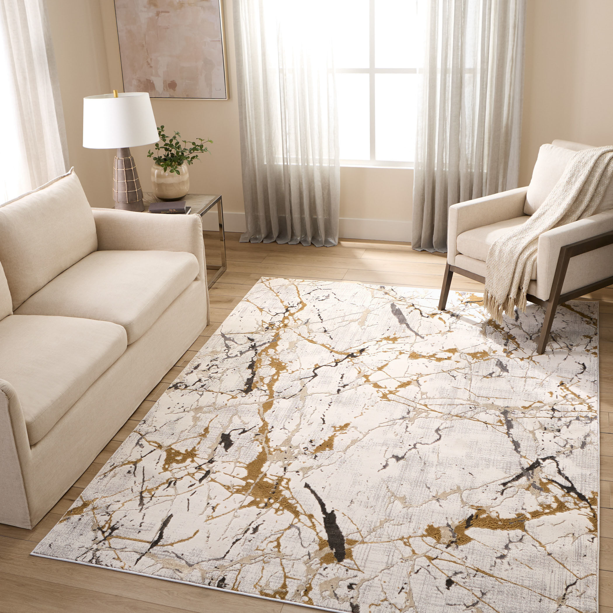 Zaria 158 X 118 inch Earth Tones Rug in 10 x 13