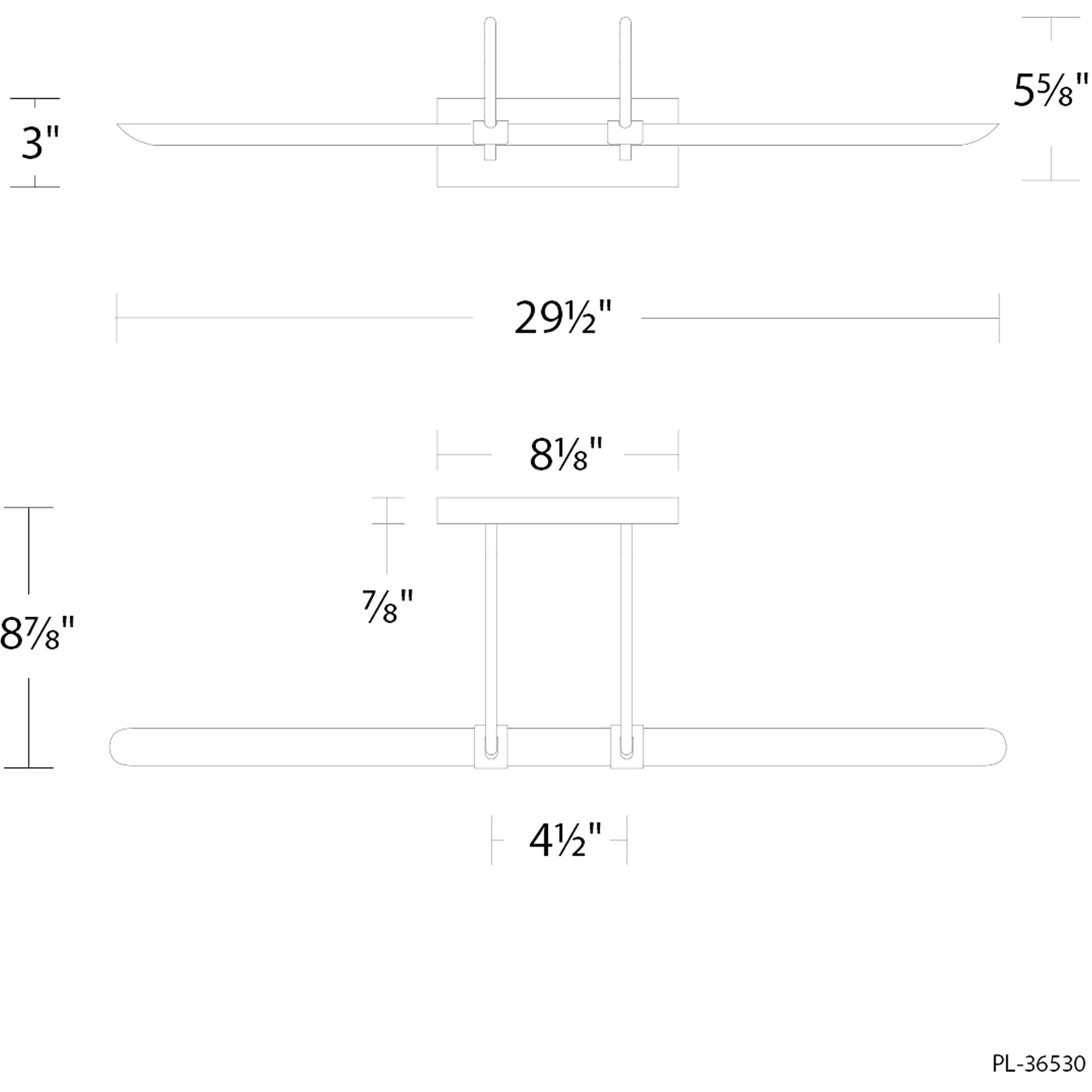 Ansel Indoor Wall Lighting in 4000K, Aged Brass