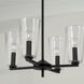 Portman 4 Light 17.5 inch Matte Black Pendant Ceiling Light