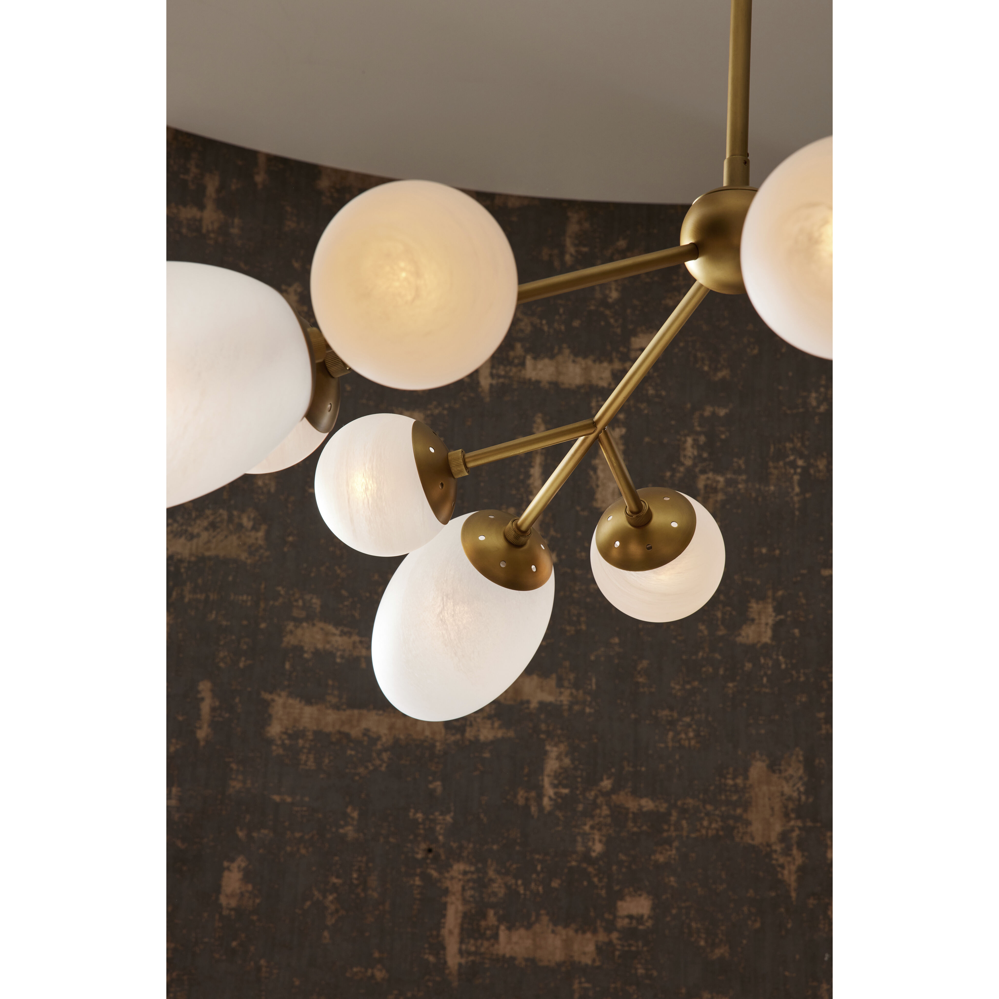 Panella 12 Light 41 inch Brushed Brass Chandelier Ceiling Light