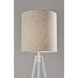 Glenwood 69 inch 100.00 watt White Floor Lamp Portable Light