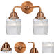Nouveau 2 Colton 2 Light 14 inch Antique Copper Bath Vanity Light Wall Light