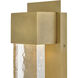 MOCO Rune LED 20 inch Heritage Brass Outdoor Wall Mount Lantern