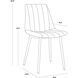 Drew Black / Bravo Cognac Dining Chair, Set Of 2