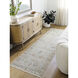 Once Upon a Time 106.3 X 77.17 inch Light Gray / Pale Blue / Gray / Tan / Light Olive / Dusty Coral Machine Woven Rug in 6.5 x 9