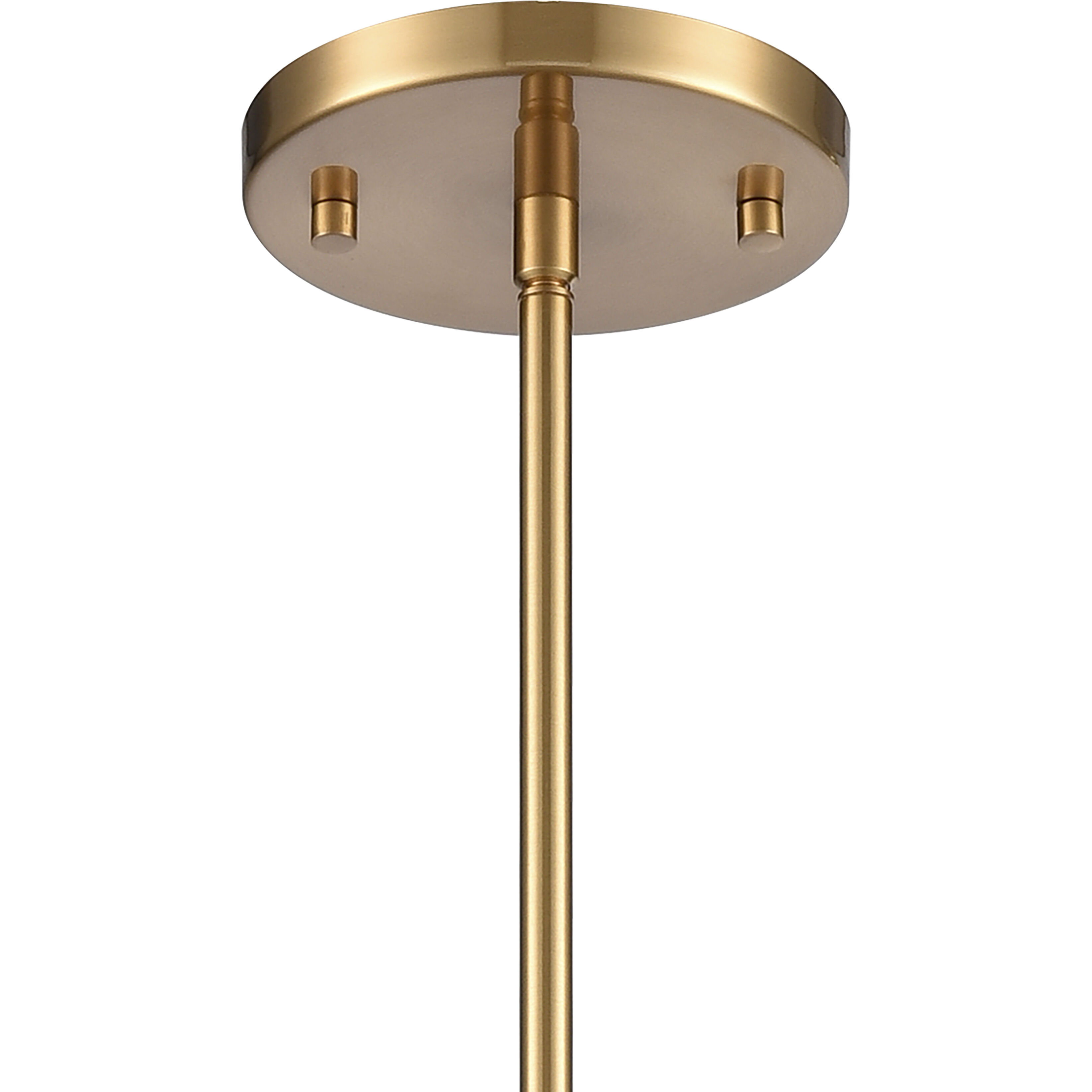 Lightweave 1 Light 5.5 inch Satin Brass Mini Pendant Ceiling Light