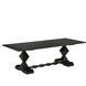 Madeira 96 X 40 inch Hand Rubbed Black Dining Table