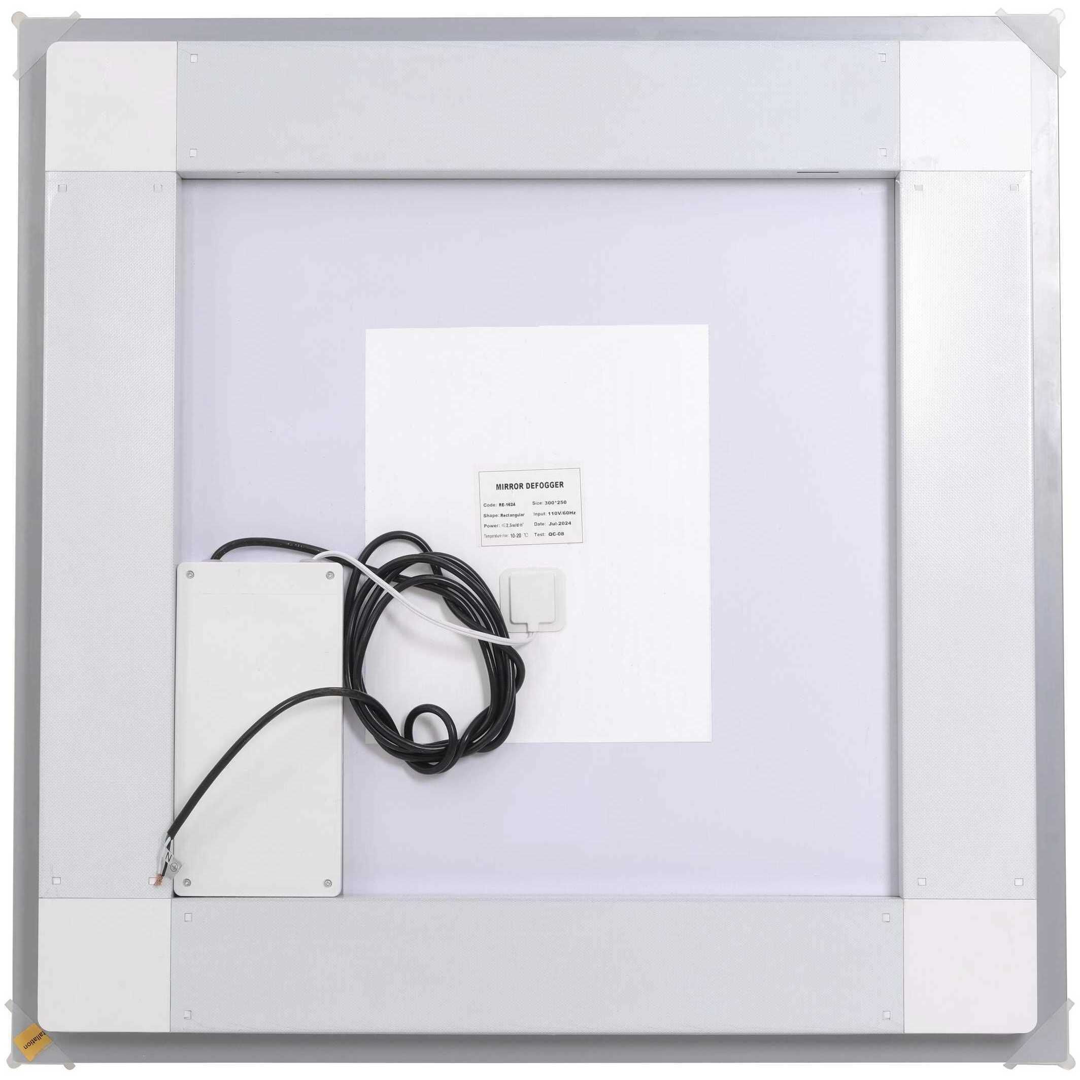 Riven 30 X 30 inch White LED Mirror