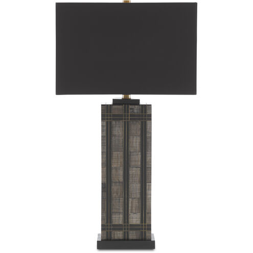 Gregor 29 inch 150.00 watt Natural/Black/Brass Table Lamp Portable Light