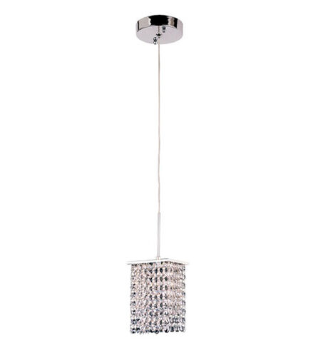 Modern Collection 1 Light 5 inch Polished Chrome Pendant Ceiling Light
