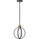 Cirque LED 10 inch Black Pendant Ceiling Light