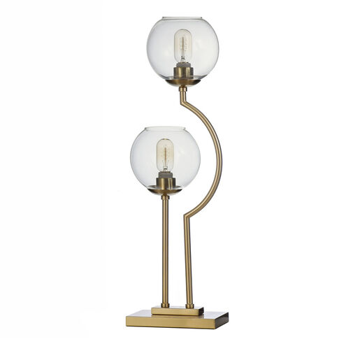 Ashington 31 inch 40.00 watt Brass Uplight Portable Light