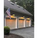 Foundry Classic Outdoor Barn Light in Textured Black, Gooseneck