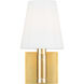 TOB by Thomas O'Brien Beckham Classic 1 Light 5.5 inch Burnished Brass Wall Sconce Wall Light