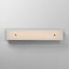 Spectre LED 6.5 inch Black and Natural Aged Brass Bath Vanity Wall Light