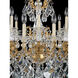 La Scala 24 Light 46 inch Heirloom Gold Chandelier Ceiling Light in Heritage, Heirloom Gold Cast