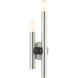 Helsinki 2 Light 5 inch Brushed Nickel ADA ADA Double Sconce Wall Light