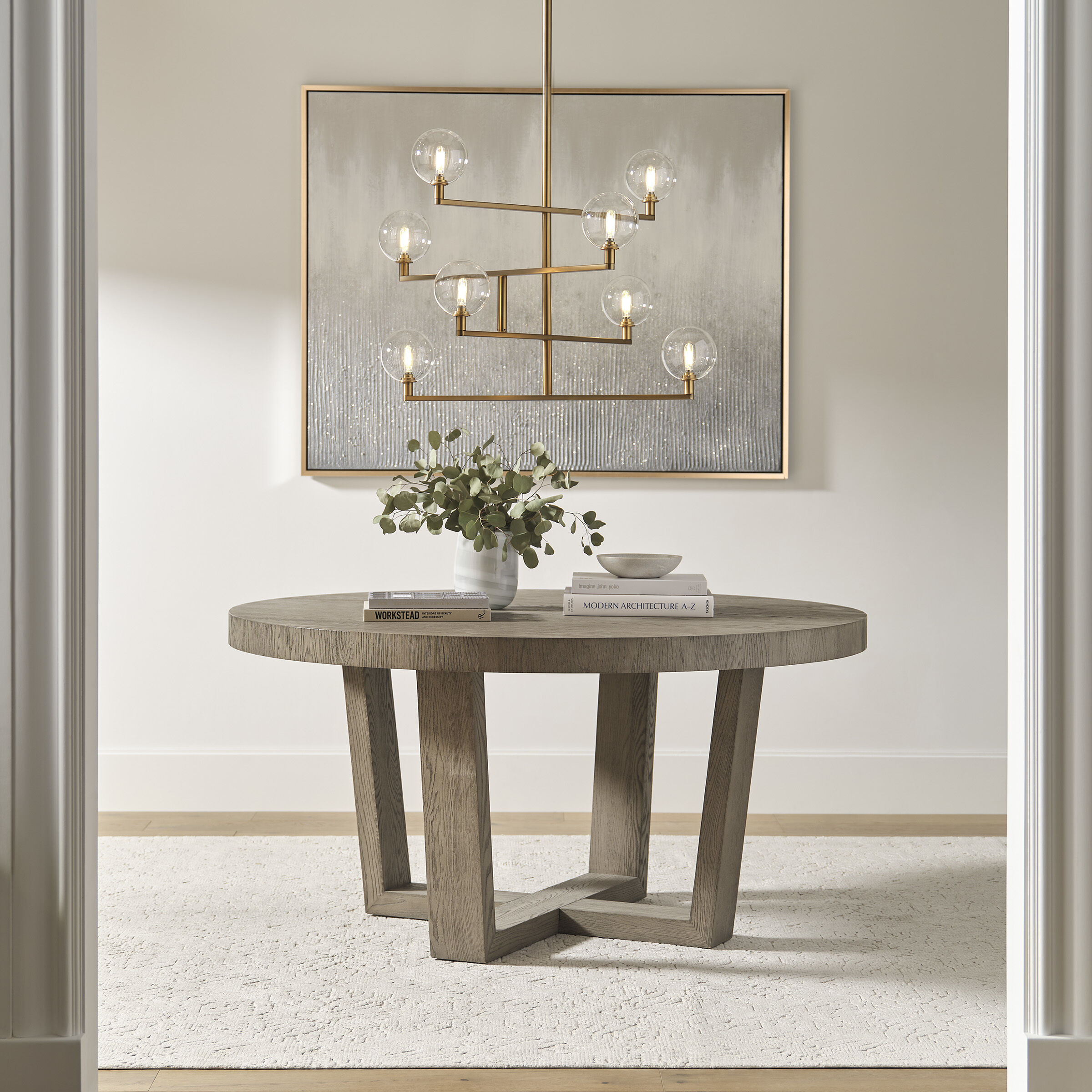 Sean Lavin Gambit LED 31.7 inch Aged Brass Chandelier Ceiling Light in LED 90 CRI 2700K