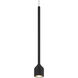 Lumenagio LED Matte Black Pendant Ceiling Light
