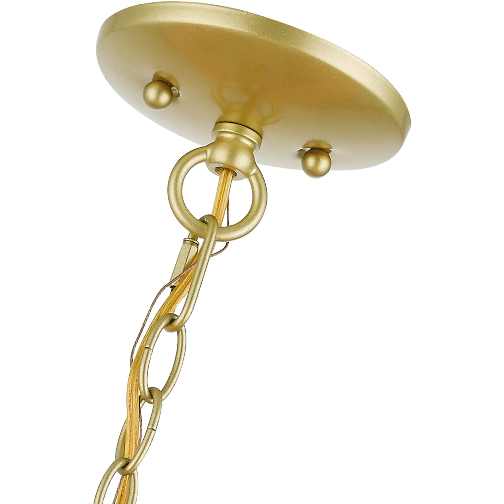 Winchester 5 Light 23 inch Soft Gold Pendant Chandelier Ceiling Light