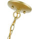 Winchester 5 Light 23 inch Soft Gold Pendant Chandelier Ceiling Light