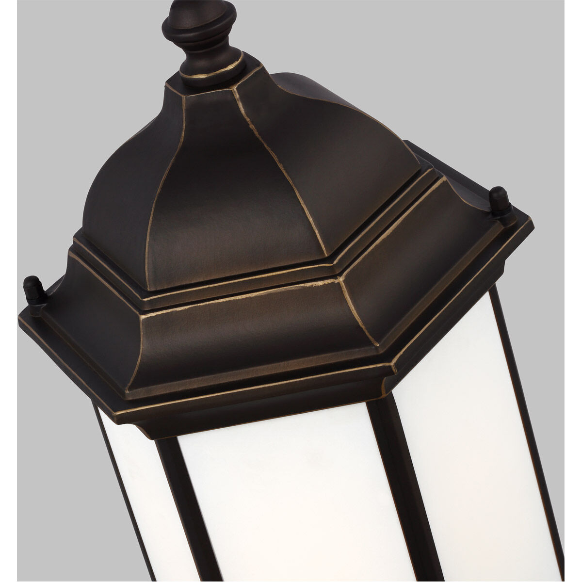 Sevier 1 Light 17.75 inch Antique Bronze Outdoor Post Lantern, Medium