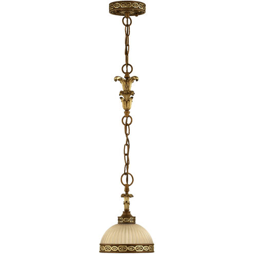 Seville 1 Light 7 inch Palacial Bronze with Gilded Accents Mini Pendant Ceiling Light