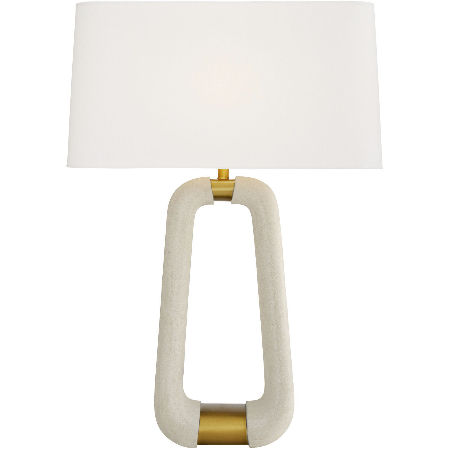 Gianni 29.5 inch 150.00 watt Ivory and Antique Brass Table Lamp Portable Light