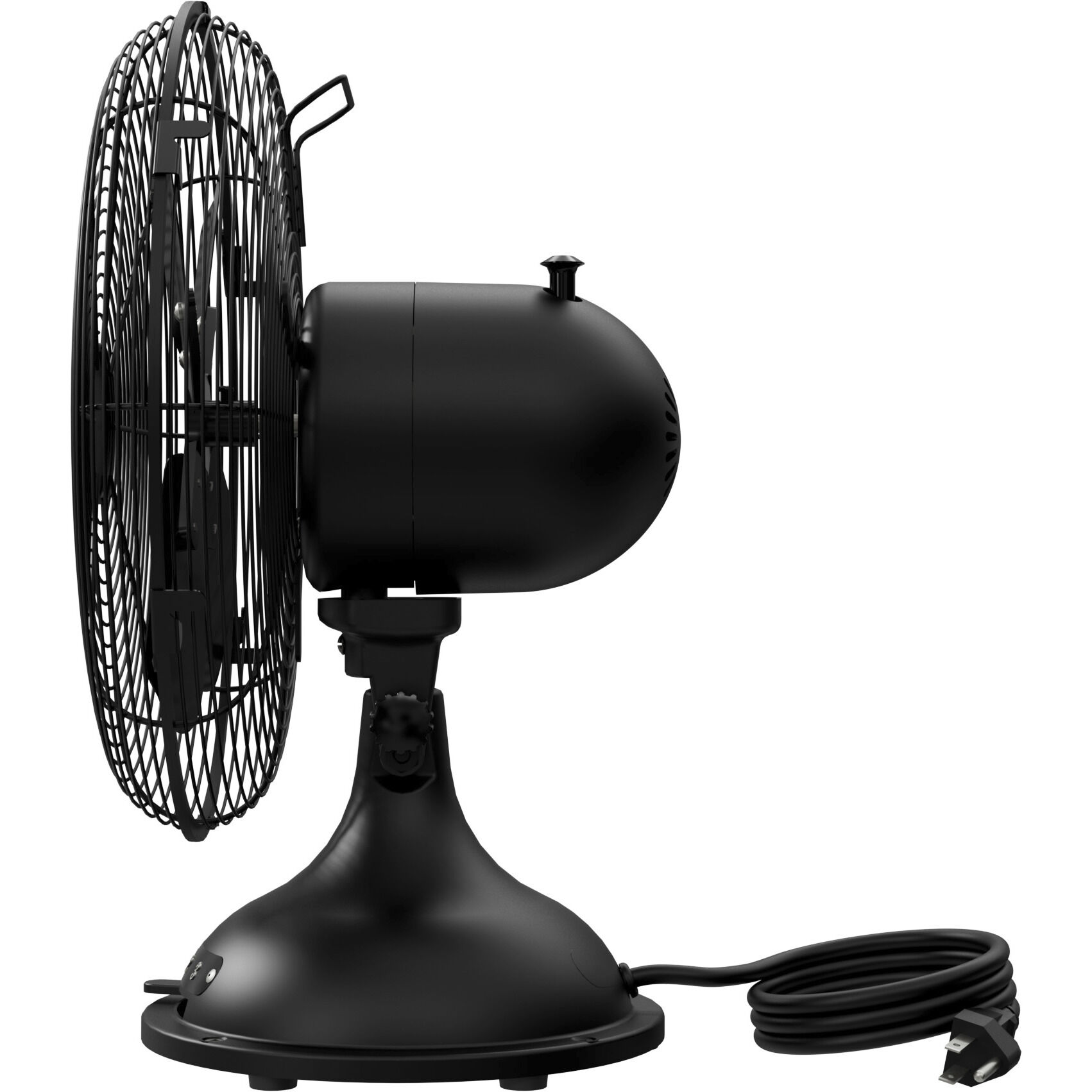 Classic D12 Matte Black Portable Desk Fan