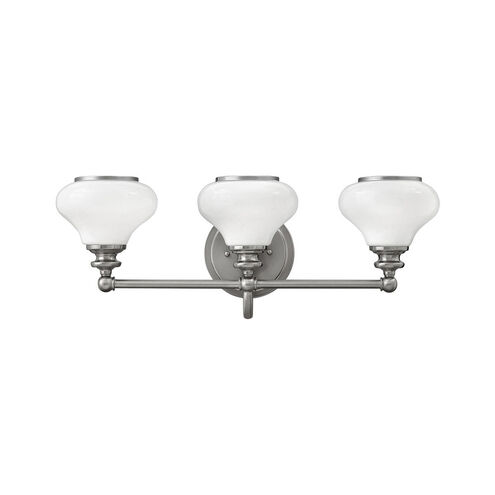 Ainsley 3 Light 24 inch Brushed Nickel Vanity Light Wall Light