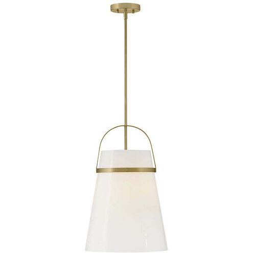 Tori 1 Light 14 inch Lacquered Brass Pendant Ceiling Light