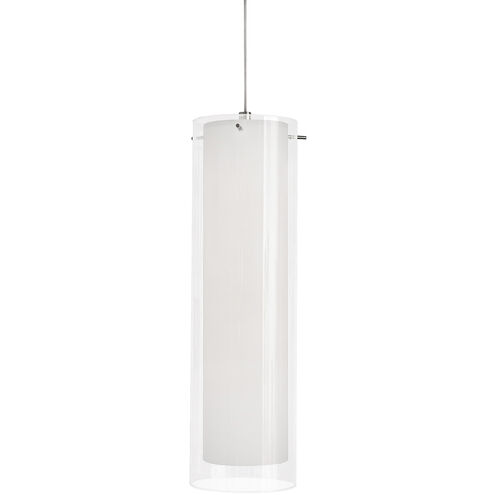 View LED 5 inch Satin Nickel Pendant Ceiling Light