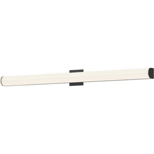 Longitude LED 48.13 inch Black Bath Vanity Light Wall Light