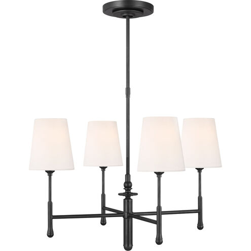 TOB by Thomas O'Brien Capri 4 Light 26 inch Aged Iron Chandelier Ceiling Light